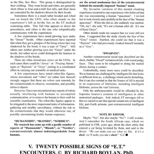Boylan,Signs of E.T.s encounters,FSR2001V46N1 - Imagen 1