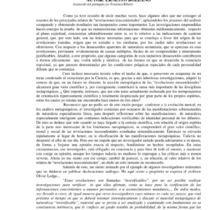 Bozzano,La crisis de la muerte
