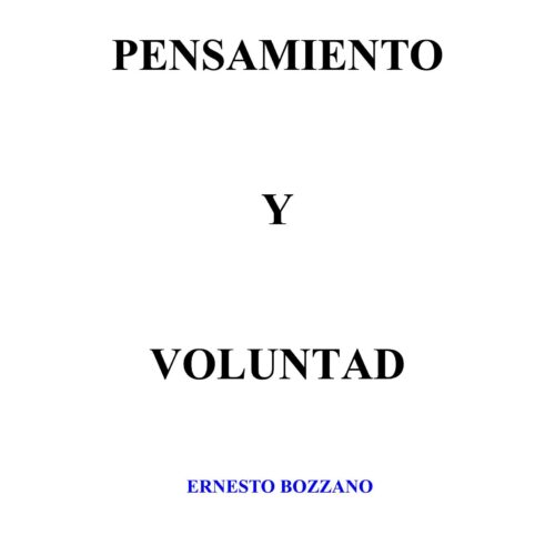 Bozzano,Pensamiento y voluntad - Imagen 1