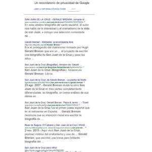 Brenan,Gerald,San Juan de la Cruz.Biografia