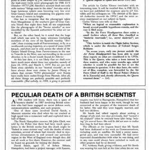 British Scientists Mystery Deaths,1987,FSR88V33N1