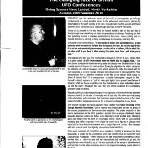 British UFO Conferences 2009-2010,FSR2010V54N2