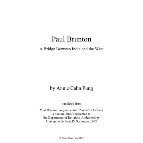 Brunton,A bridge between India and the West,A.C.Fung - Imagen 1