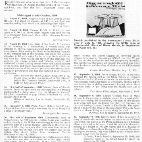 Buhler,UFOs 1968-69,Brazil-2,FSR-CH 1971 N 3 - Imagen 1