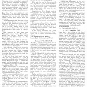Bullock,UFOs 1967,dairy farm,England,FSR-CH 1971 N 7