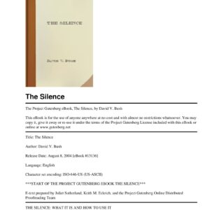 Bush,The Silence