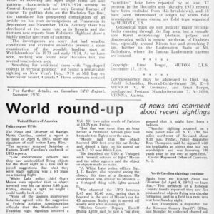 CUFOS,UFOs 1975-I,FSR75V21N2