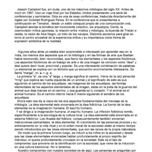 Campbell,Joseph,Mensaje de la mitologia