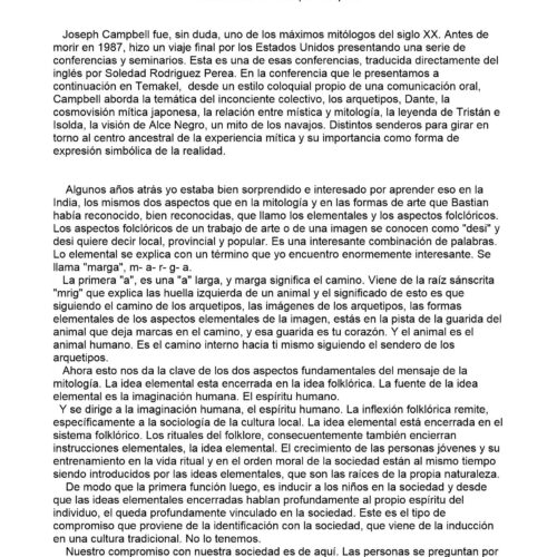 Campbell,Joseph,Mensaje de la mitologia - Imagen 1