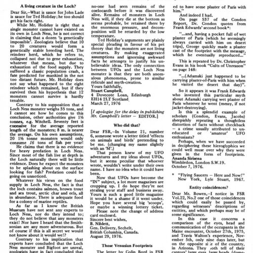 Campbell,Loch Ness Monster,FSR76V22N4 - Imagen 1