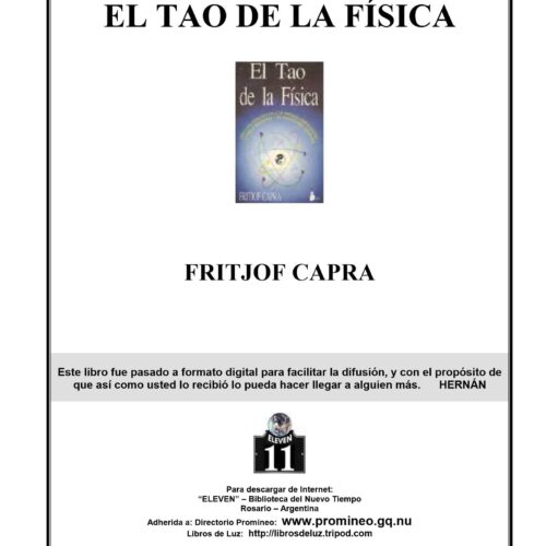 Capra,El Tao de la Fisica - Imagen 1