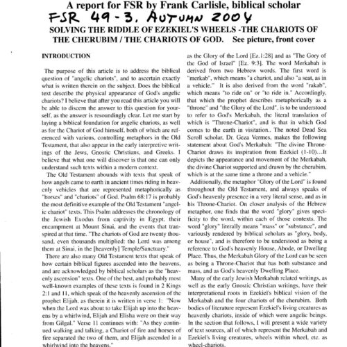 Carlisle,Flying Saucers in the Bible,FSR2004V49N3 - Imagen 1