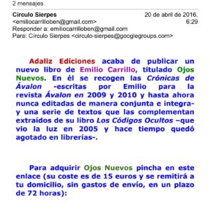 Carrillo,Emilio,Ojos nuevos 2016