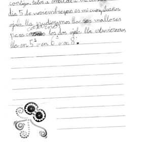 Carta de amor a mi nieto Javier de 7 anyos