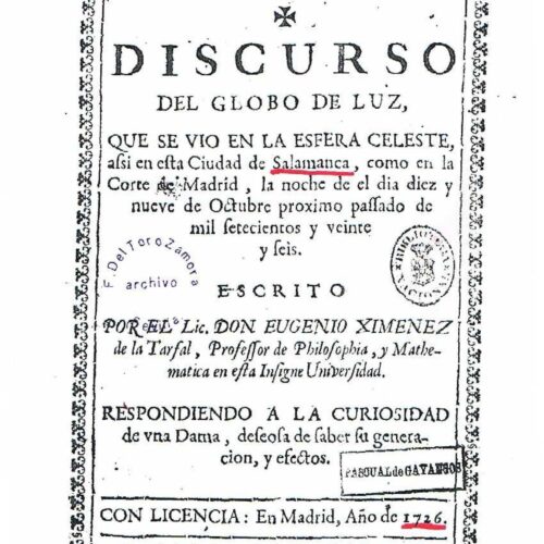 Caso OVNI 1726,Salamanca,E.Ximenez Tarfal - Imagen 1