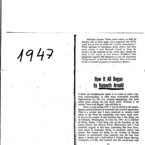 Caso OVNI 1947,Kenneth Arnold