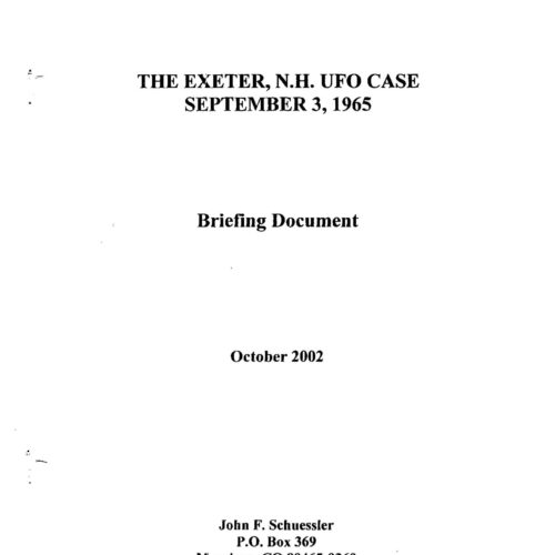 Caso OVNI 1965,Exeter,N.H. - Imagen 1