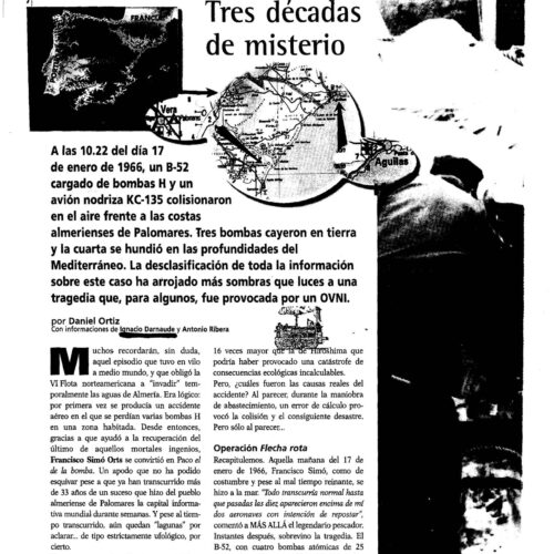 Caso OVNI 1966,BombasPalomares - Imagen 1