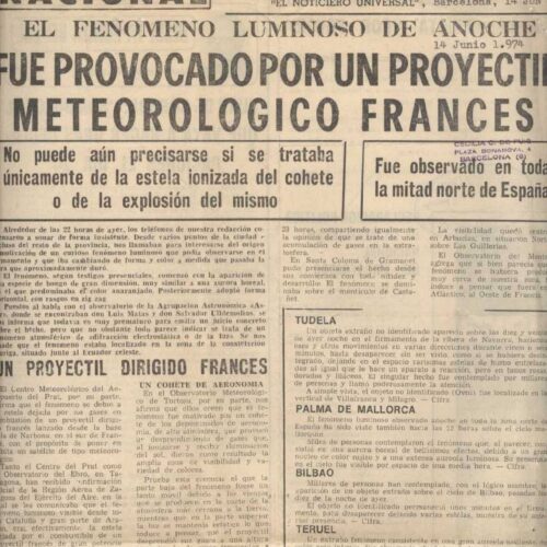 Caso OVNI 1974,Cataluna-2 - Imagen 1