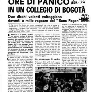 Caso OVNI 1977,Bogota