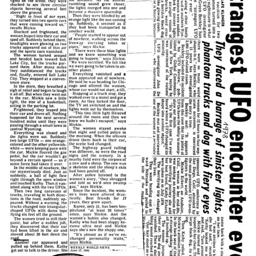 Caso OVNI 1978 , Wyoming-3 - Imagen 1