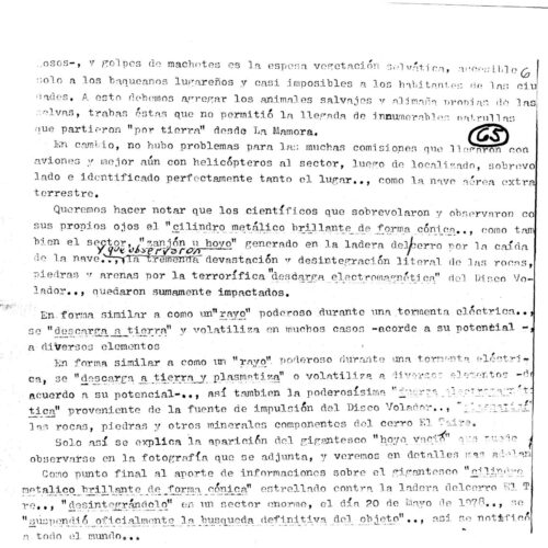 Caso OVNI 1978,Bolivia-12 - Imagen 1