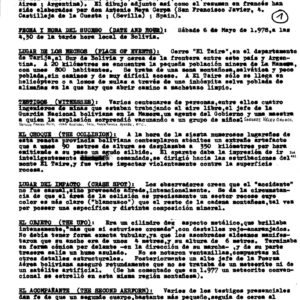 Caso OVNI 1978,Bolivia-5
