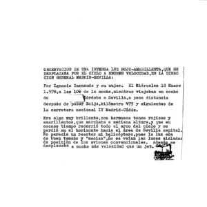 Caso OVNI 1978,Ecija