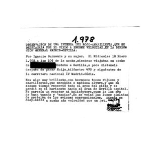 Caso OVNI 1978,Sevilla