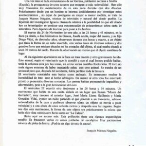 Caso OVNI 1981,Gerena,La Calera