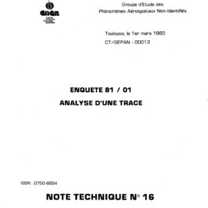 Caso OVNI 1981,huellas,Francia,GEPAN