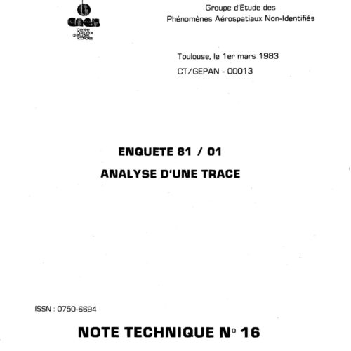 Caso OVNI 1981,huellas,Francia,GEPAN - Imagen 1