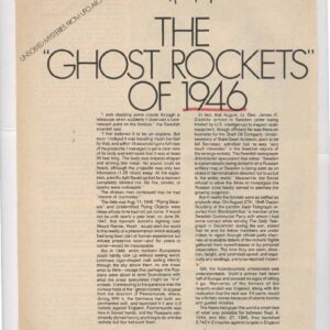 Casos OVNI 1946,Ghost Rockets-5