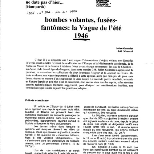 Casos OVNI 1946,Ghost Rockets-6 - Imagen 1