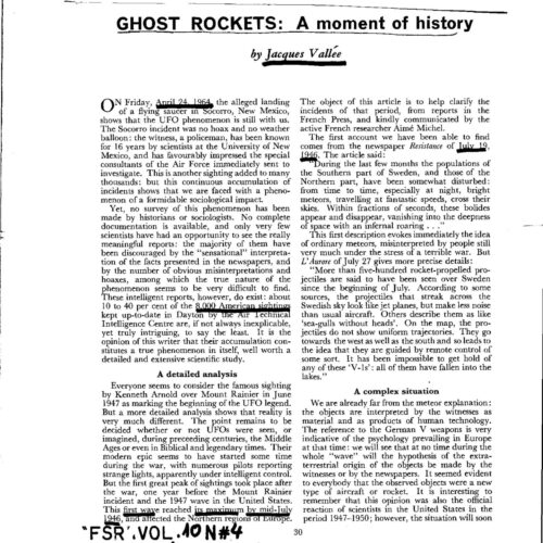 Casos OVNI 1946,Ghost Rockets-7 - Imagen 1