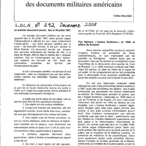 Casos OVNI 1947,Gildas Bourdais - Imagen 1
