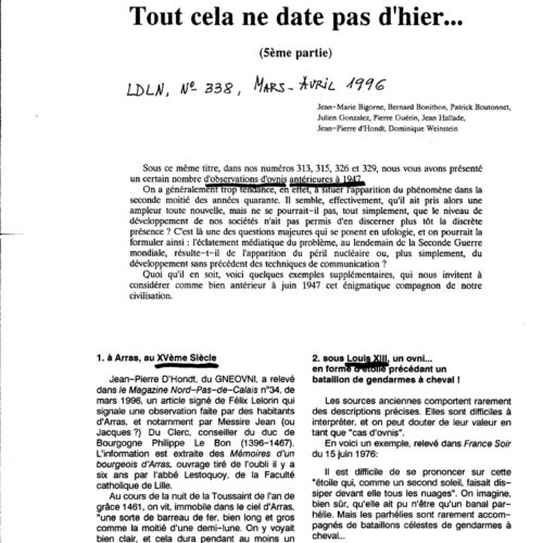 Casos OVNI antiguos - Imagen 1