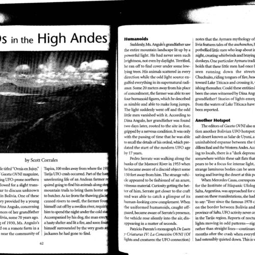 Casos OVNI en los Andes - Imagen 1