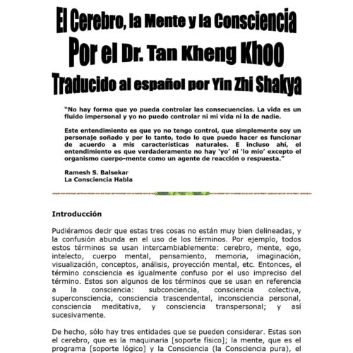 Cerebro,Mente y Consciencia,T.K.Khoo - Imagen 1