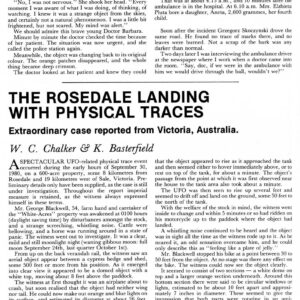 Chalker-Basterfield,UFO 1980,water tank,Australia,FSR81V26N6