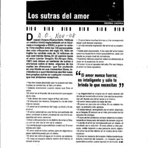 Chopra,Sutras del Amor