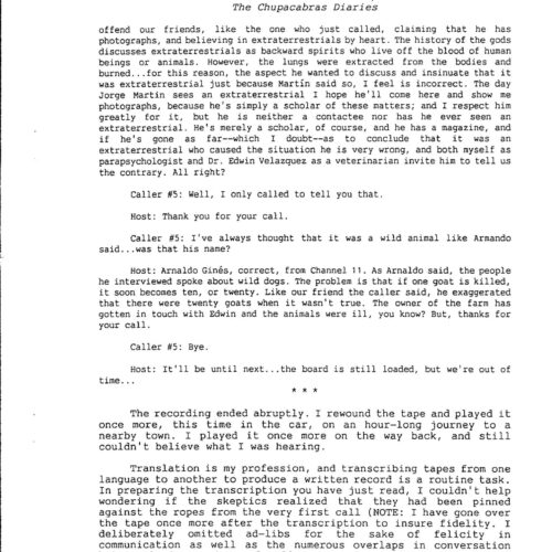 Chupacabras Diaries,S.Corrales-2 - Imagen 1