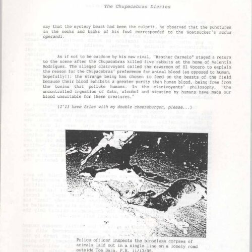 Chupacabras Diaries,S.Corrales-3 - Imagen 1