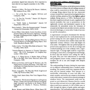 Clark,Anomalous Aerial Phenomena before 1800