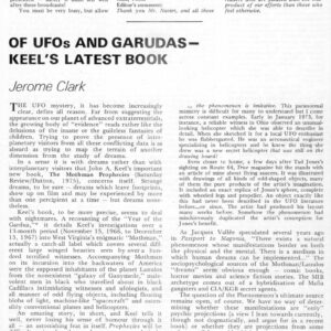 Clark,Keel,Mothman Prophecies,FSR75V21N1