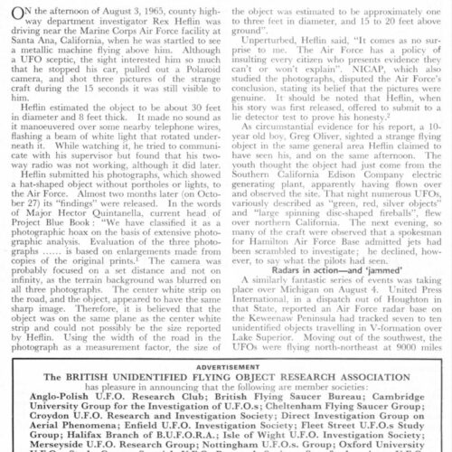 Clark,UFOs 1965,II,FSR66V12N2 - Imagen 1