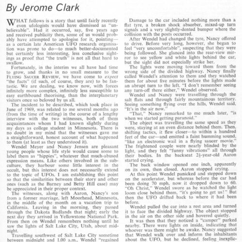 Clark,Weird Humanoids 1969,Utah,FSR70V16N5 - Imagen 1