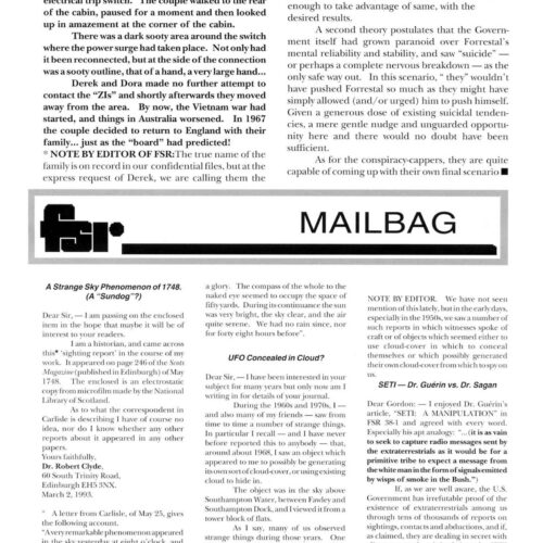 Clyde,Sky Phenomenon 1748,Scotland,FSR1993V38N3 - Imagen 1