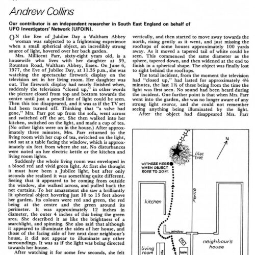 Collins,UFO 1977,England,FSR77V23N3 - Imagen 1