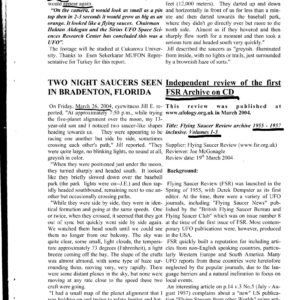 Colorado Condon UFO Project 1966-1968,FSR2004V49N1